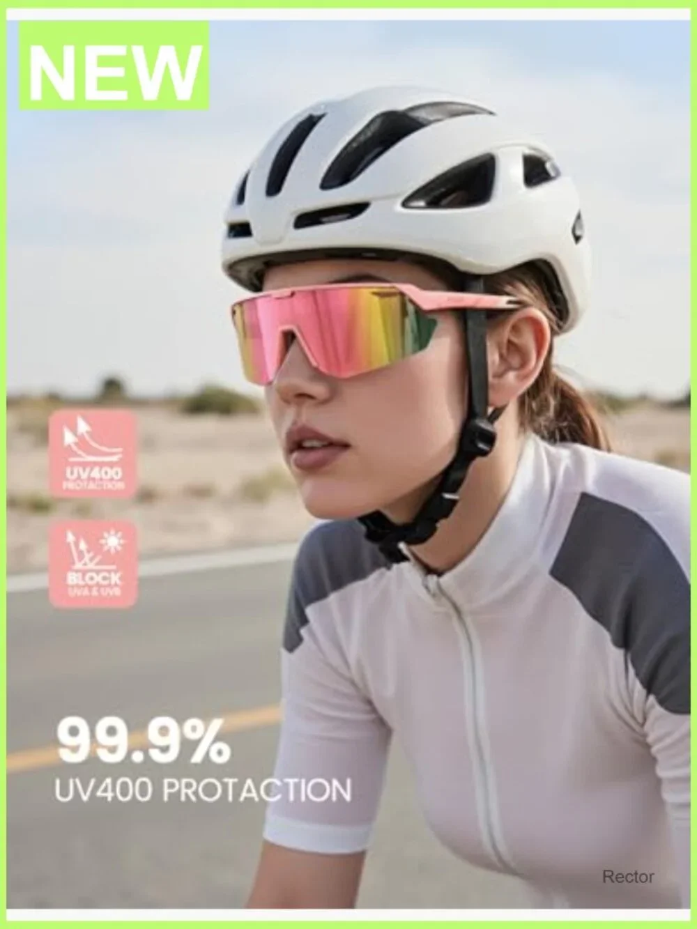 Polarized Sports Sunglasses UV400 for Running Cycling Baseball Fishing